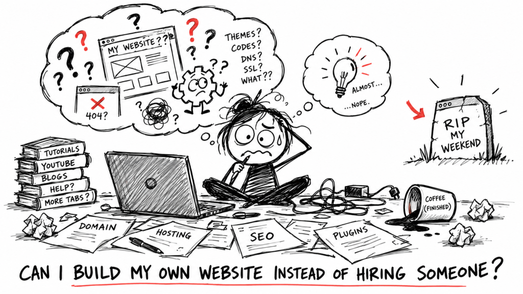 Can I Build My Own Website Instead of Hiring Someone?