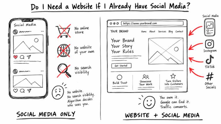 Do I Need a Website If I Already Have Social Media?