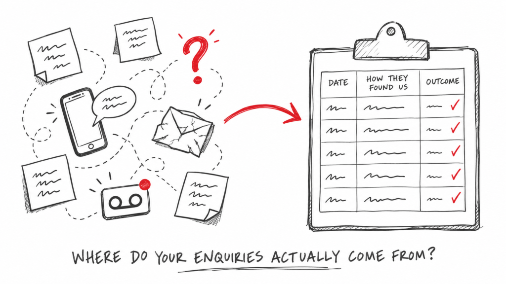 Where Do Your Enquiries Actually Come From? How to Track Leads Without a Dashboard